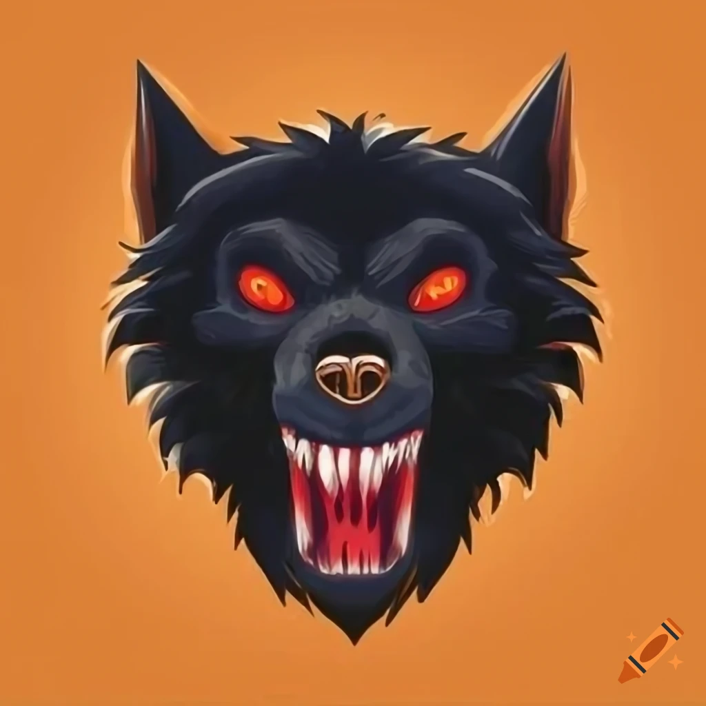 Werewolf sports logo design