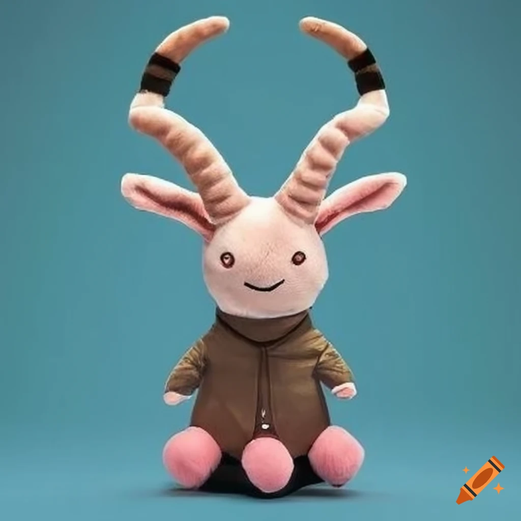Punk capricorn plush art by Jerzy Tchorzewski