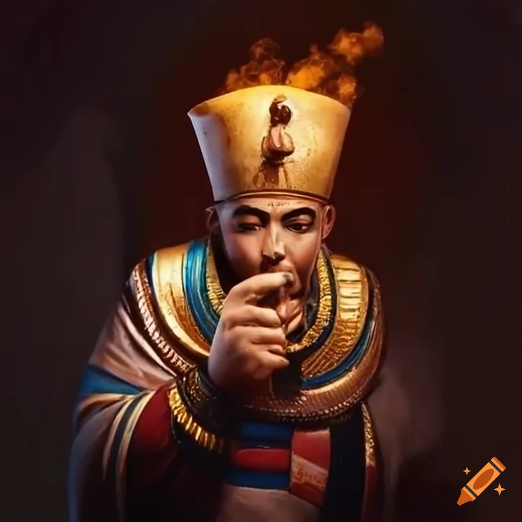 Pharaoh smoking
