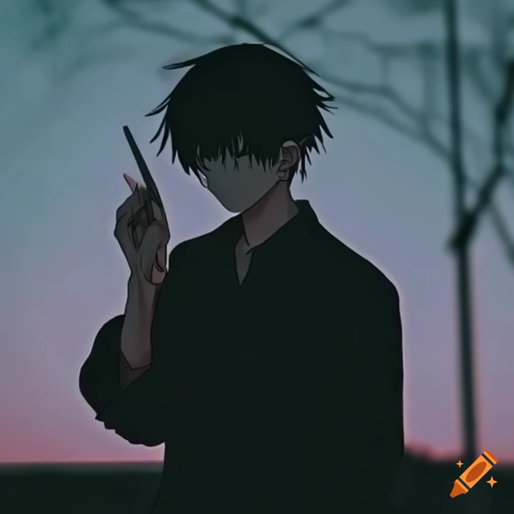 Aesthetic anime boy