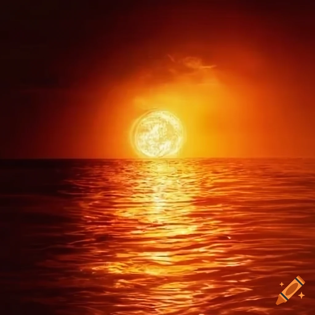 The sun stings