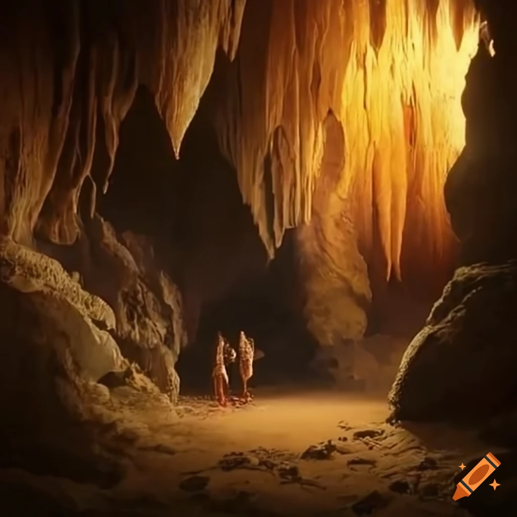 Grandfather telling a story about Anjani Gufa cave and hidden treasure