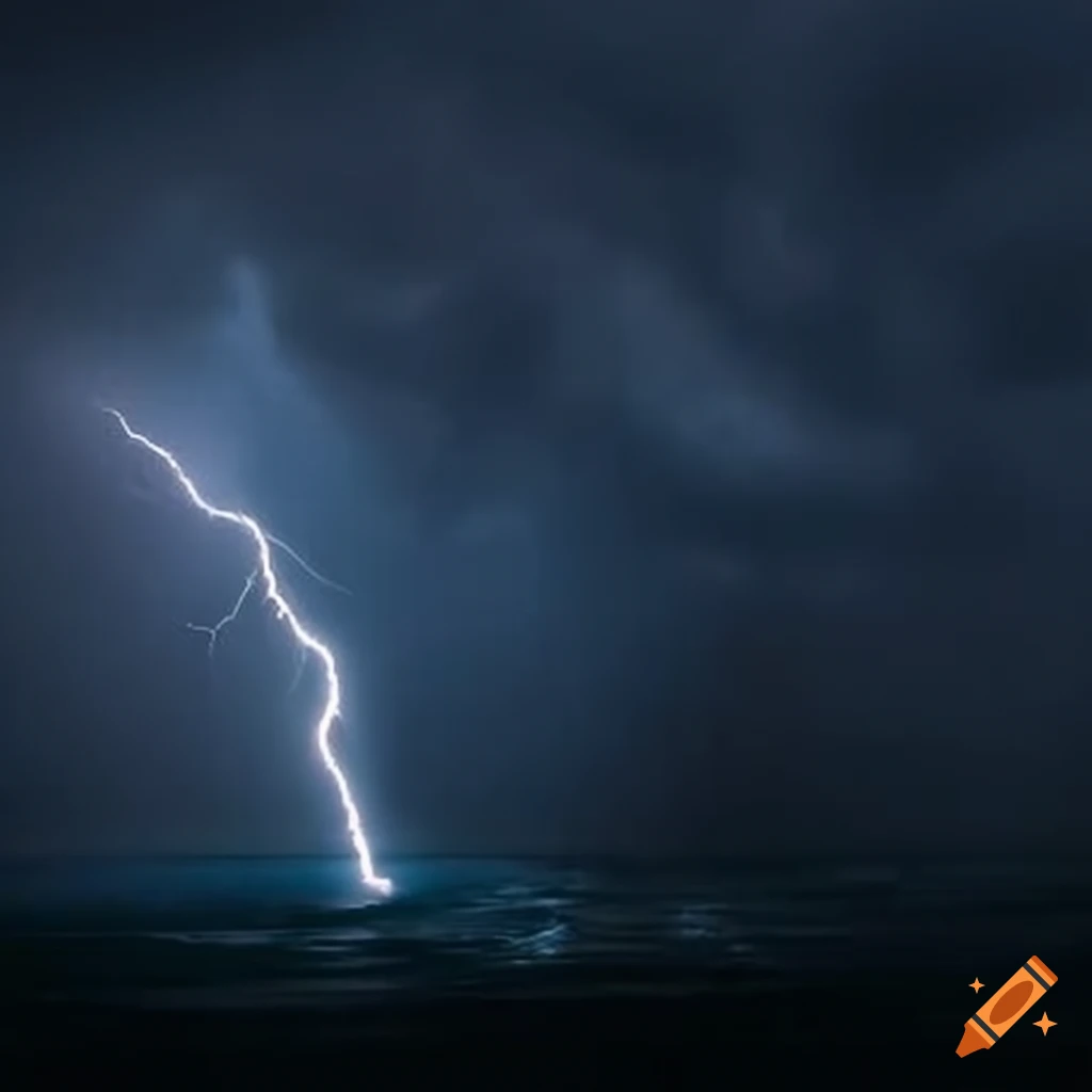 Storm with heavy rain