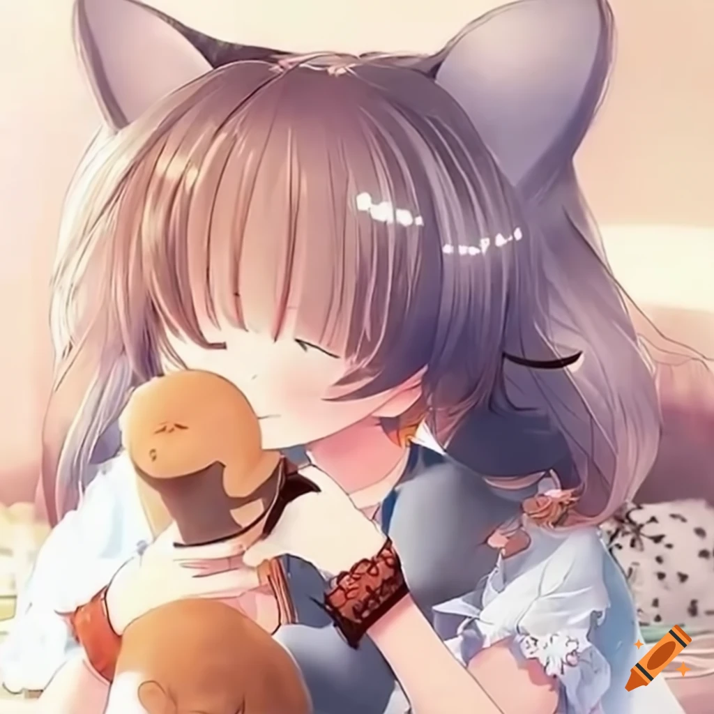 Cat and dog cuddling during playtime