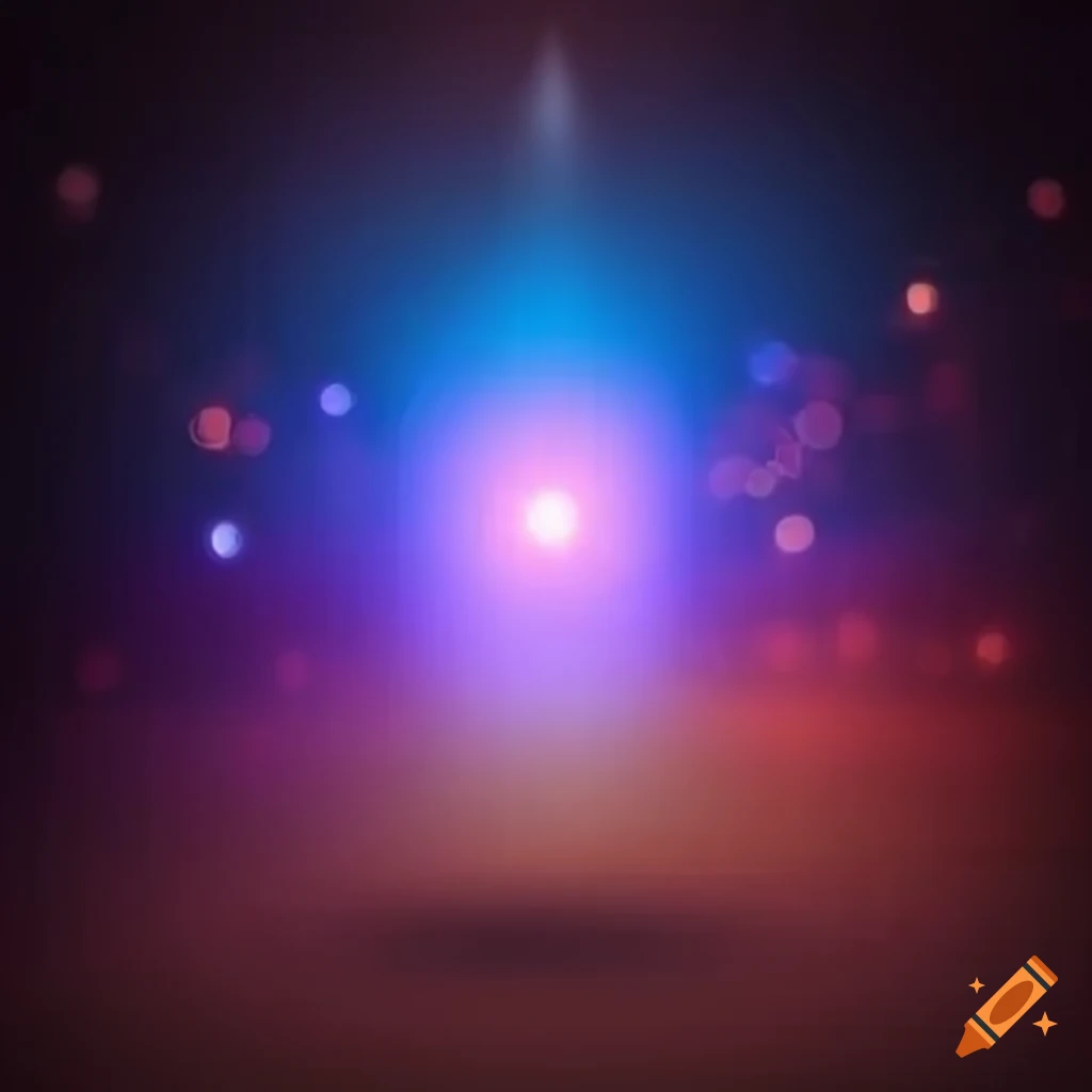 Splash lights background effect for square banner