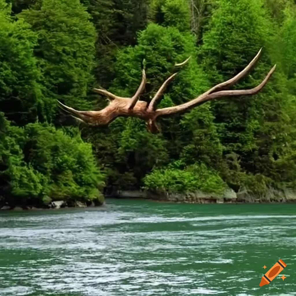 Elk bungee jumping
