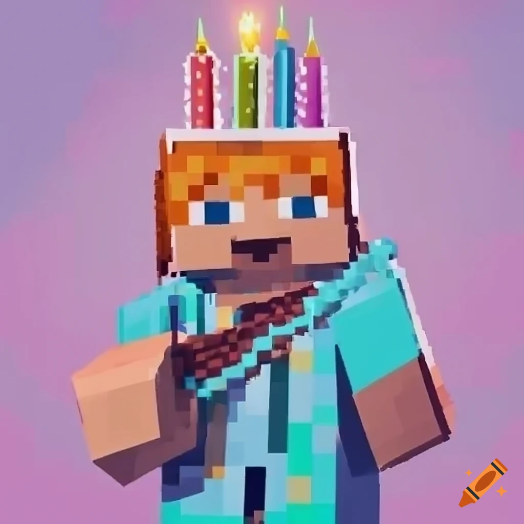 Minecraft birthday celebration