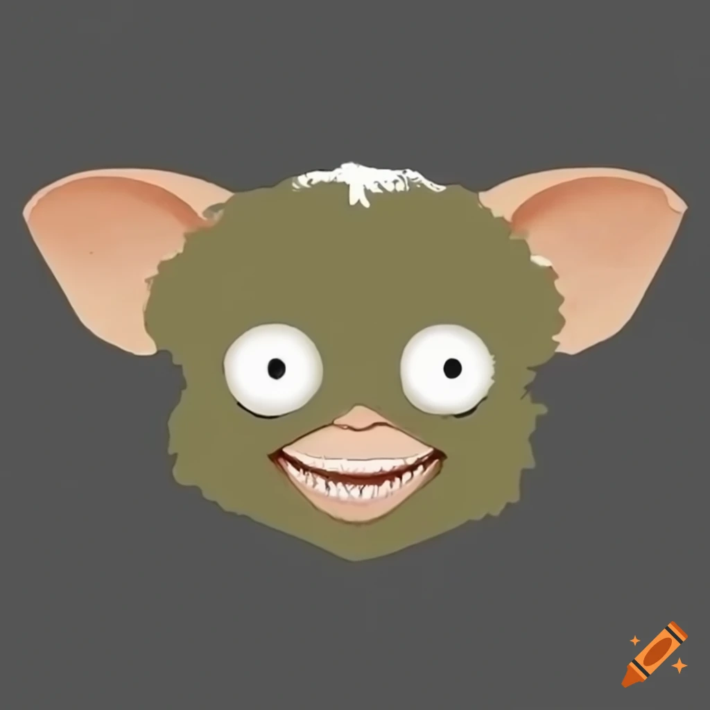 Minimalistic gremlin profile picture for YouTube