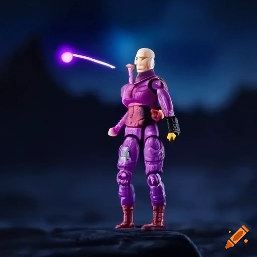 GI Joe figure under a romantic night sky with shooting star