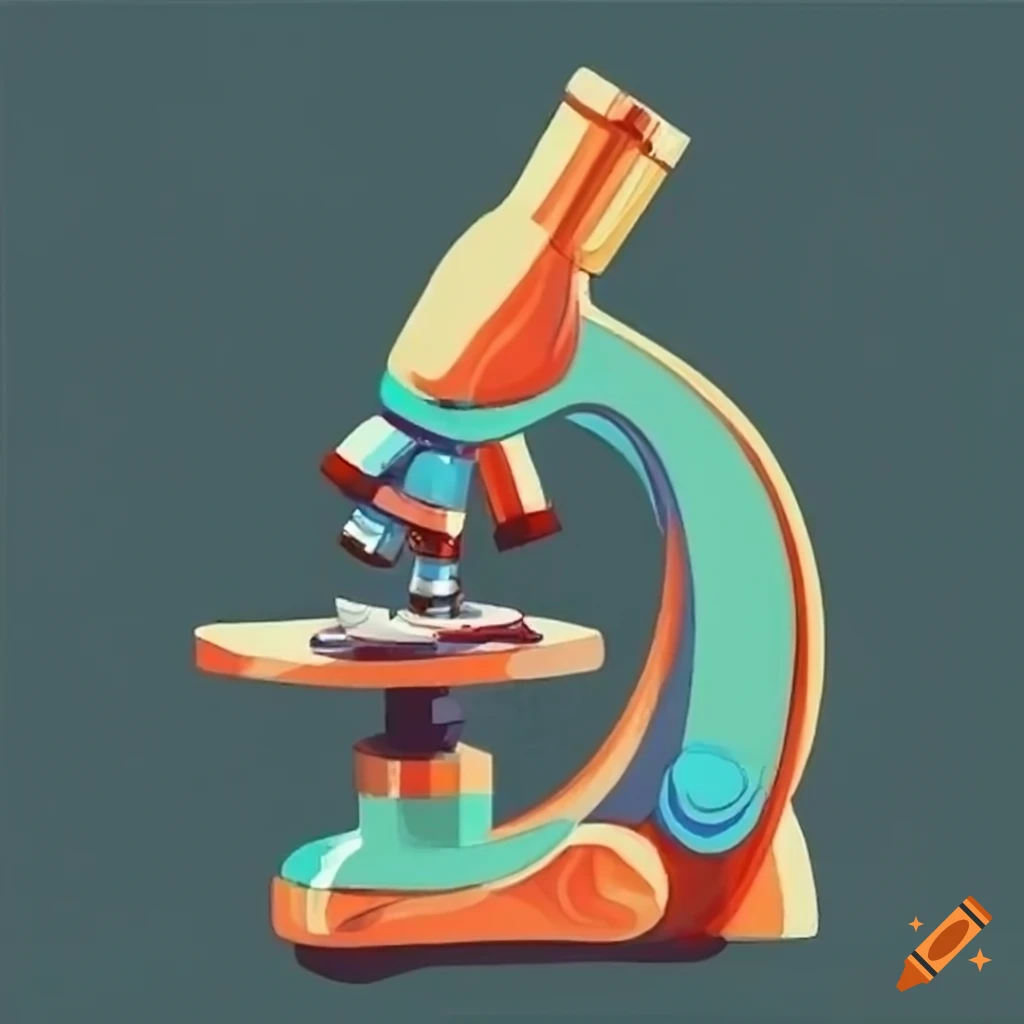 Simple microscope drawing