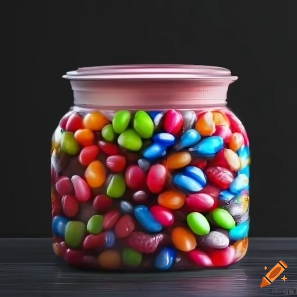 Photorealistic candy jar