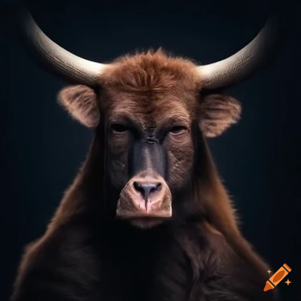 Une vache avec une tête de singe