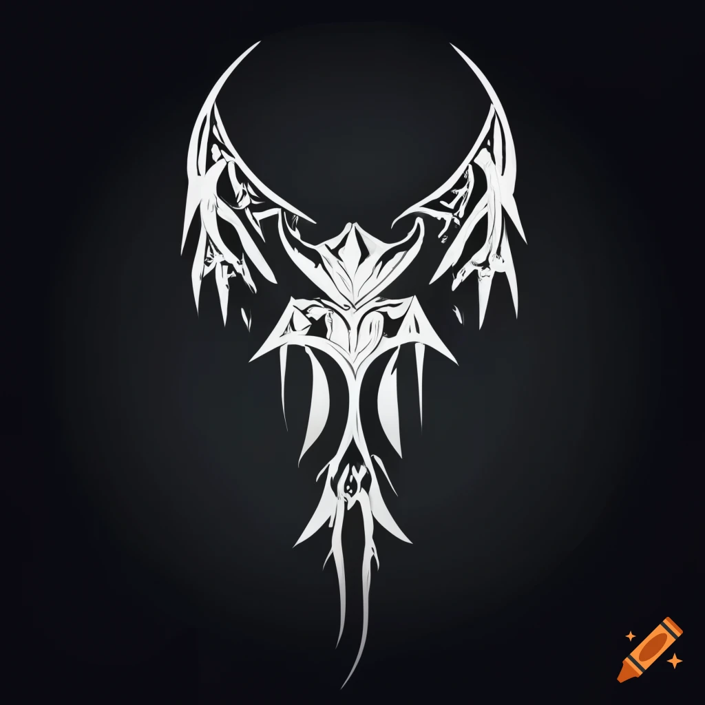 Tribal logo with blank center