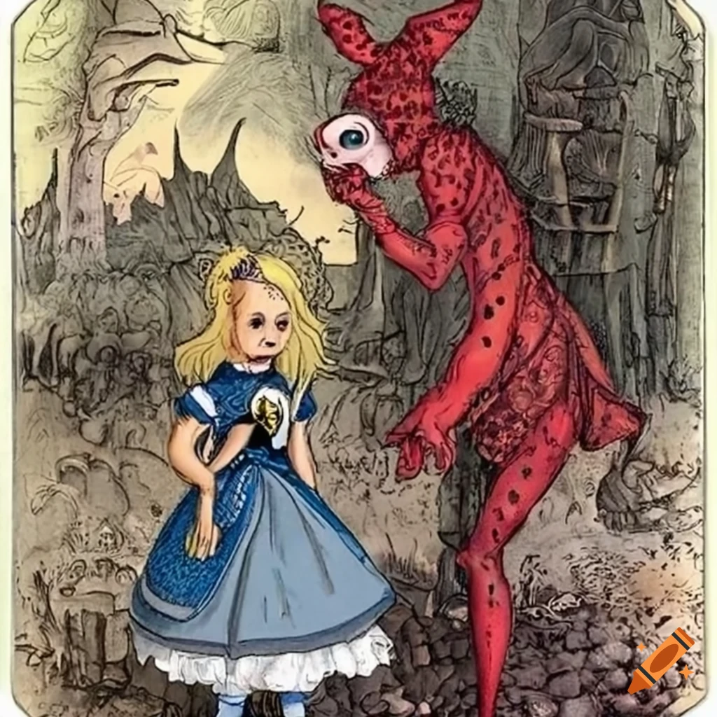 Alice's nightmare in Wonderland