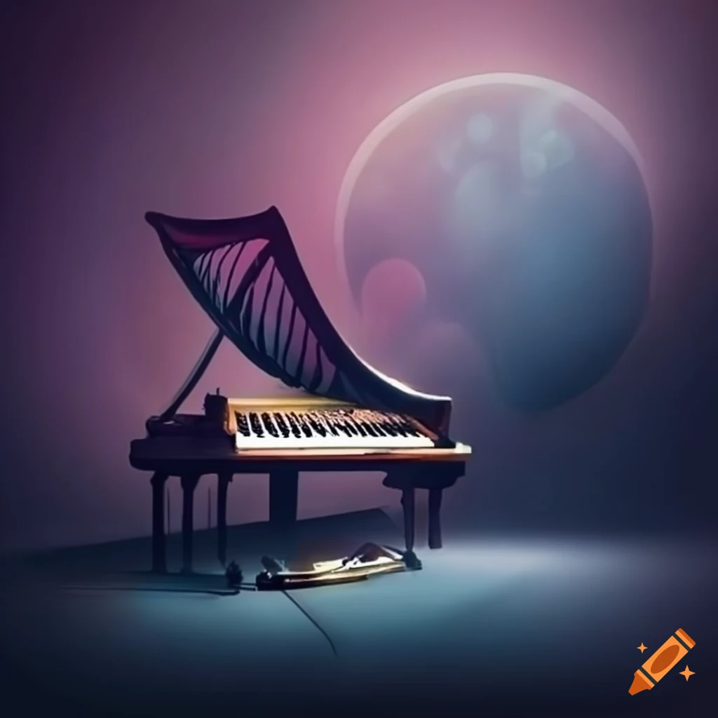 Zen ambiance with a crazy piano in the background