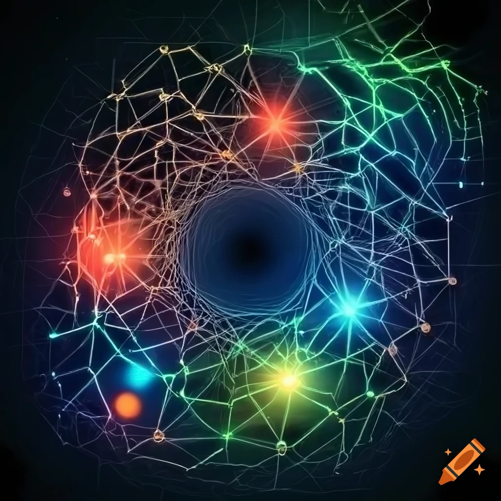 Neural network architecture with input, hidden, and output layers