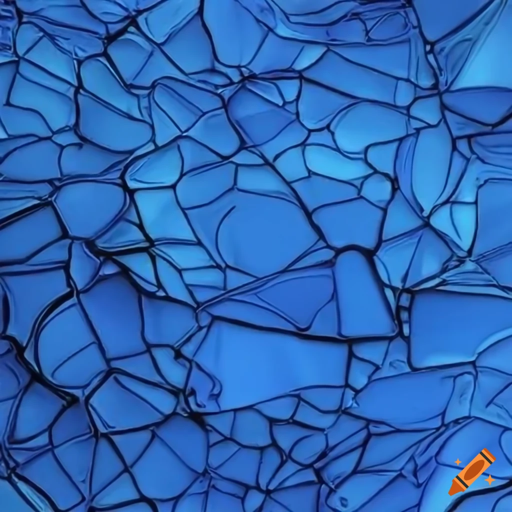 Blue glass texture