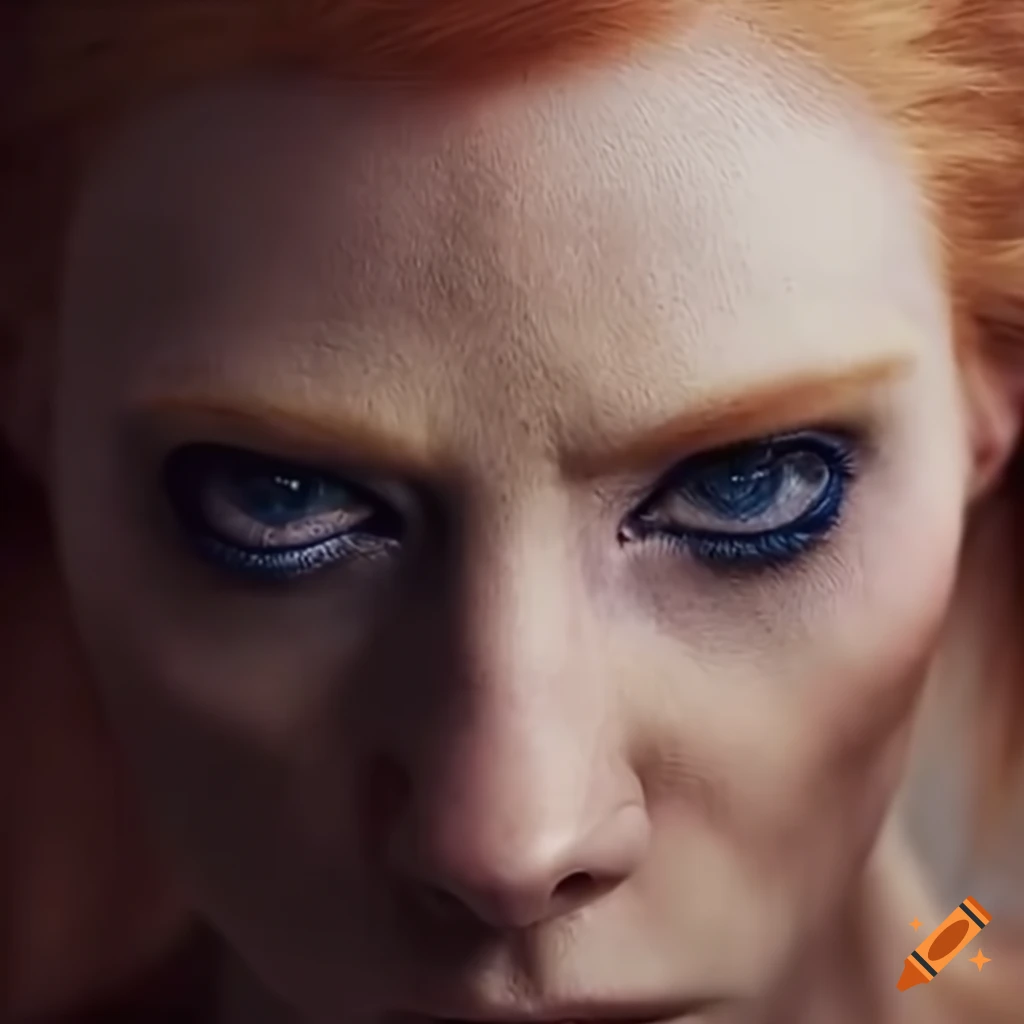 Deborah Ann Woll in a hyper-realistic donkey transformation scene