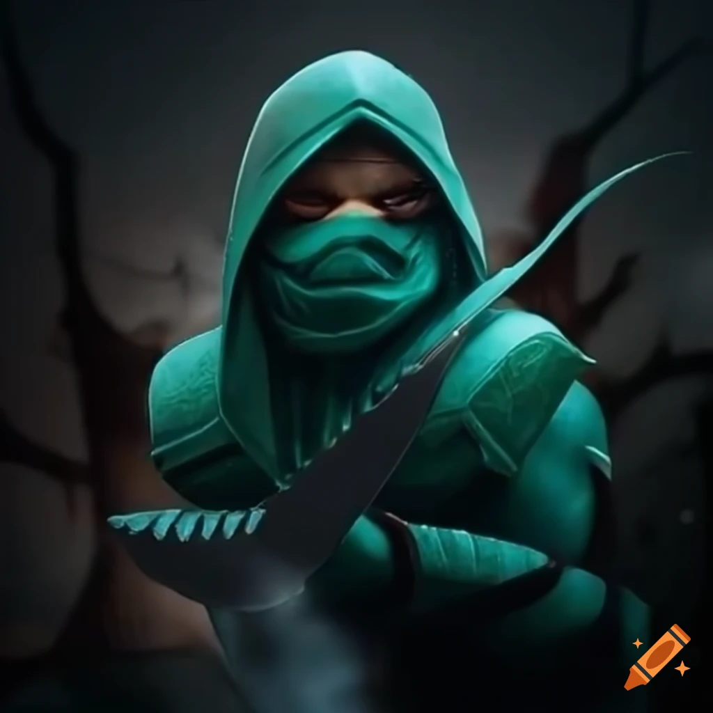 Ninja turtle in all black version