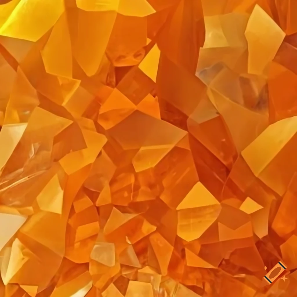 Orange crystals texture