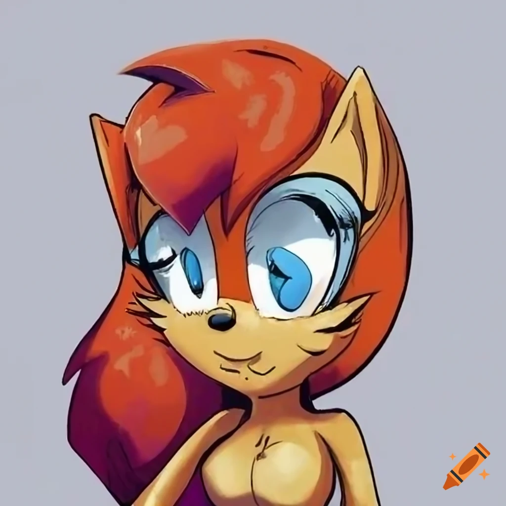 Sally Acorn in Don Bluth style