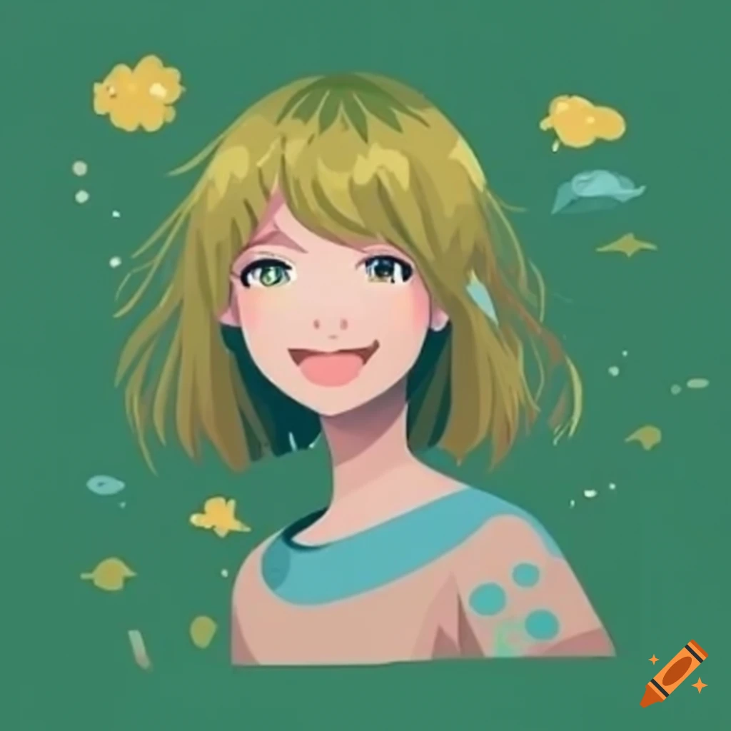 Happy person enjoying nature