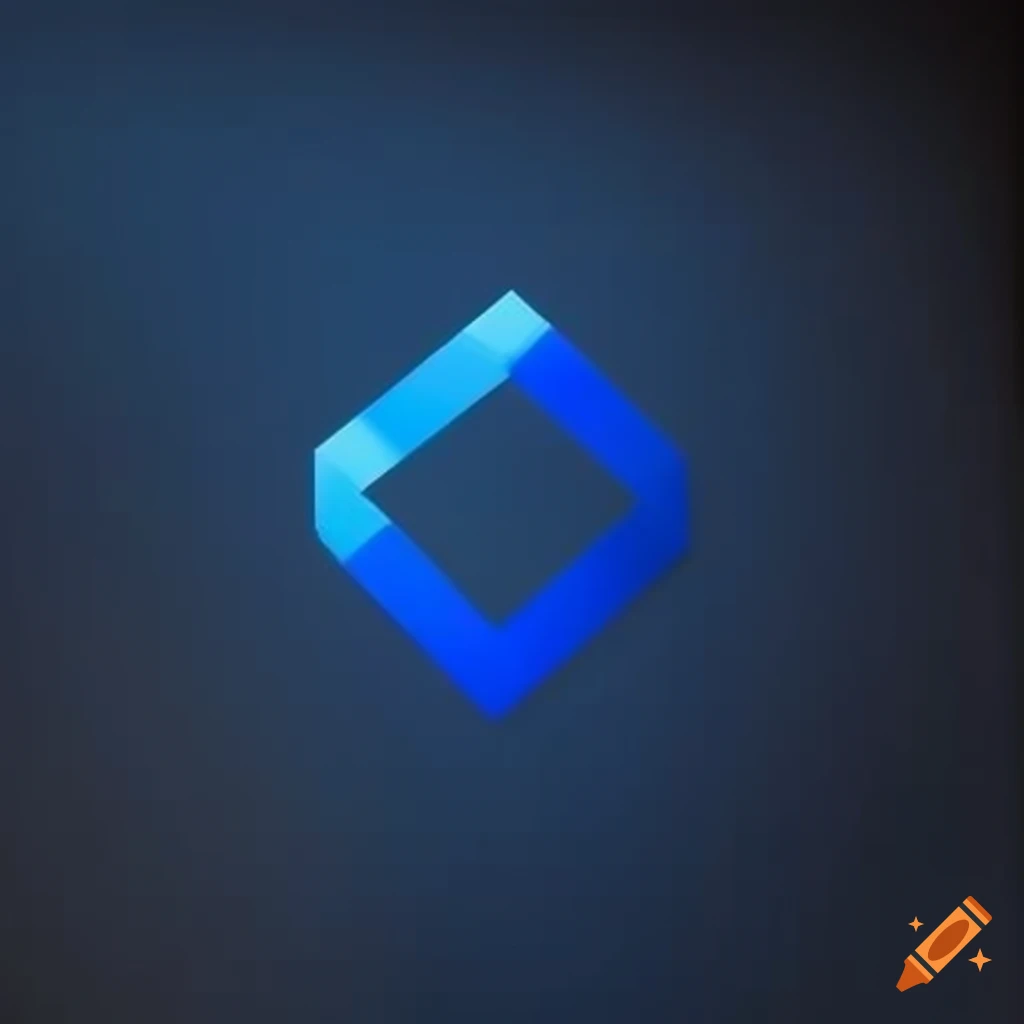 Logo design of Pixel Edge in blue HD quality