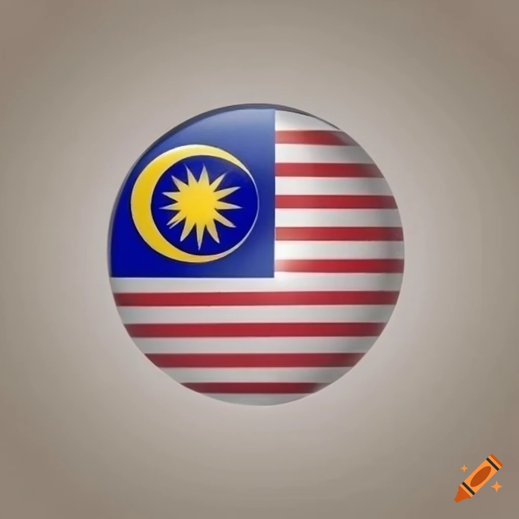 Malaysia flag button