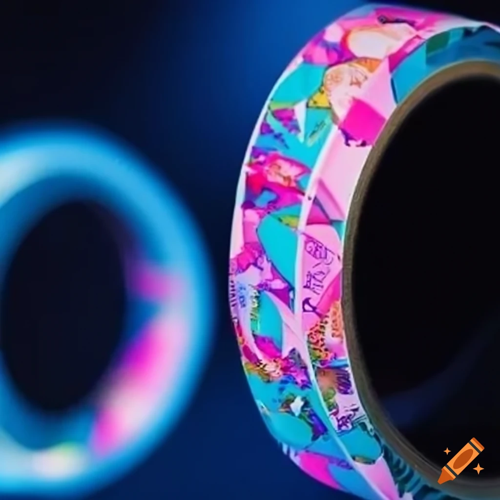 Branded adhesive tape for personalizing your style