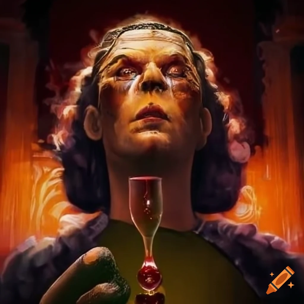 Lord enjoying his drinks