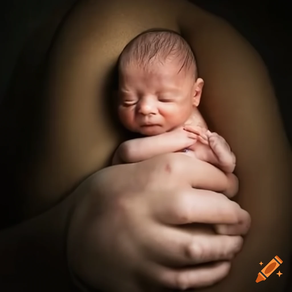 Mother holding her newborn baby