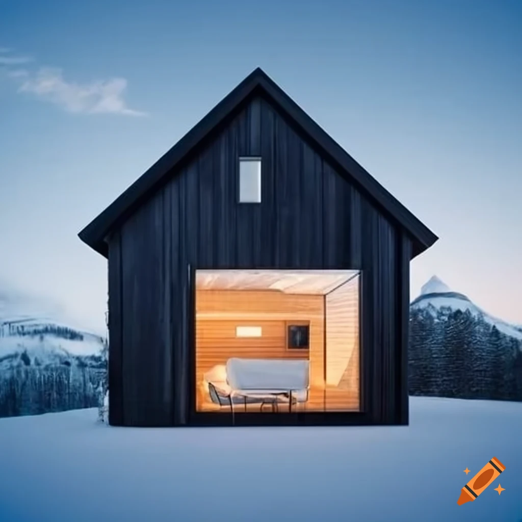Modern Nordic alpine cabin