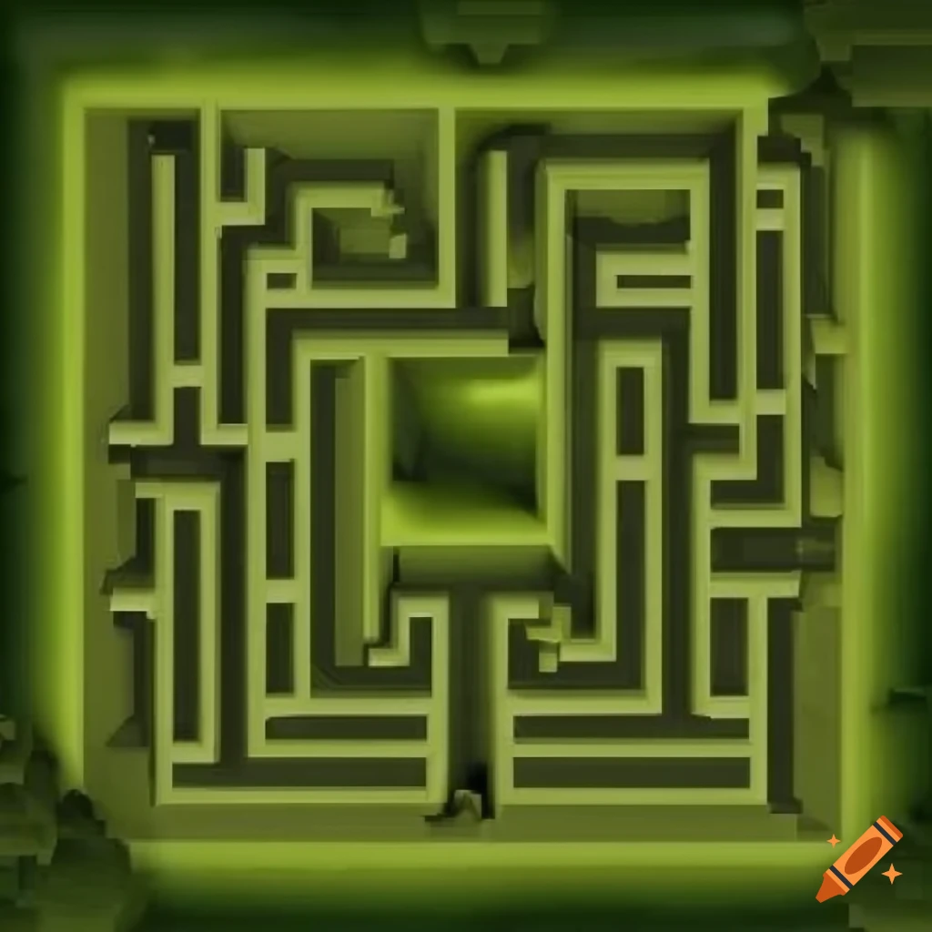 Maze layout or map