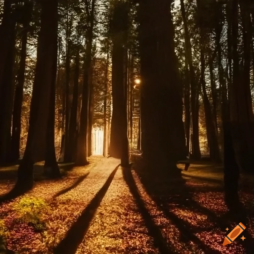 Happy day in the forest