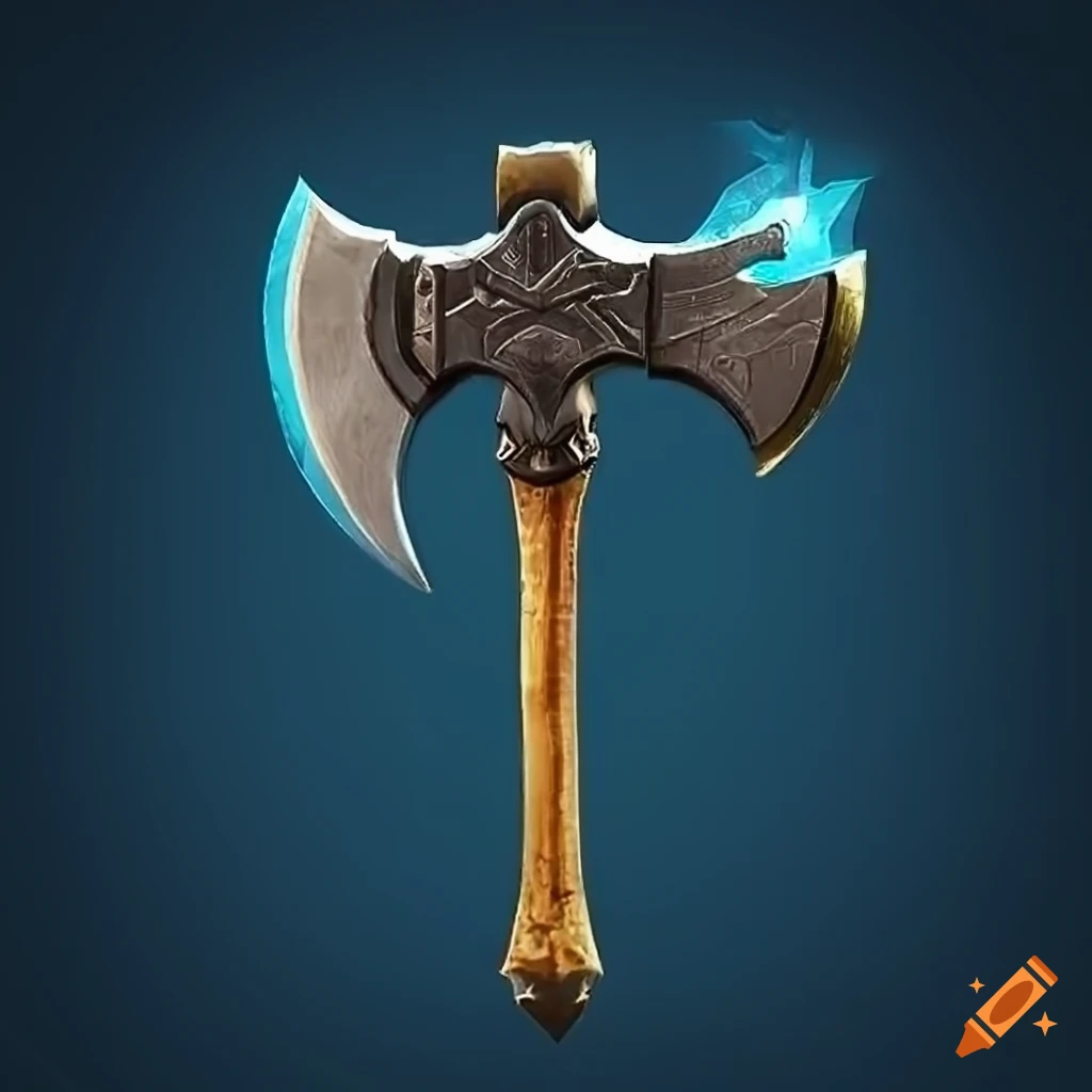 Legendary axe weapon