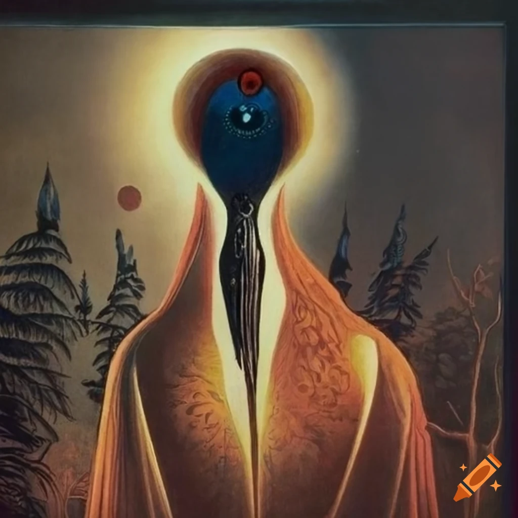 Stone lithograph of a Black Raven in a hooded cape like scarab
