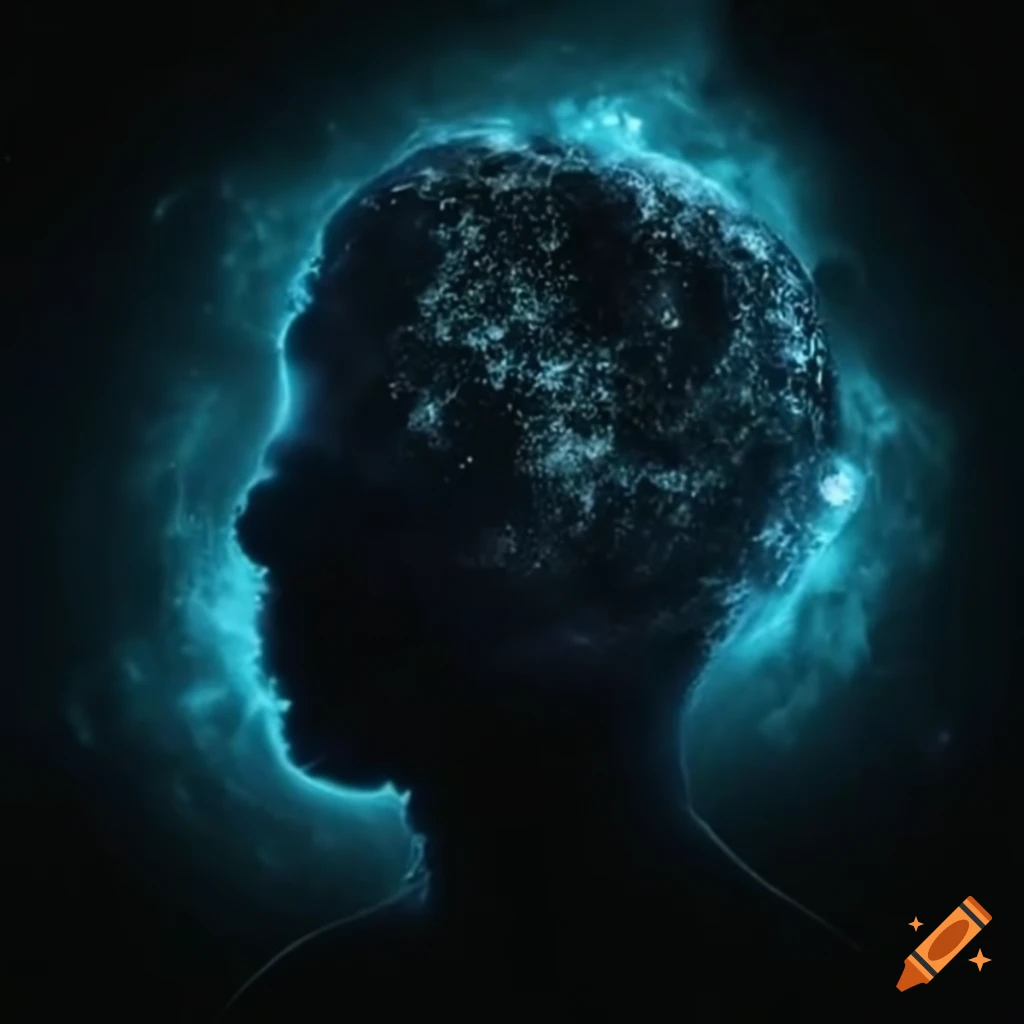 Dreamer consumed by explosion of energy turning into light and sound