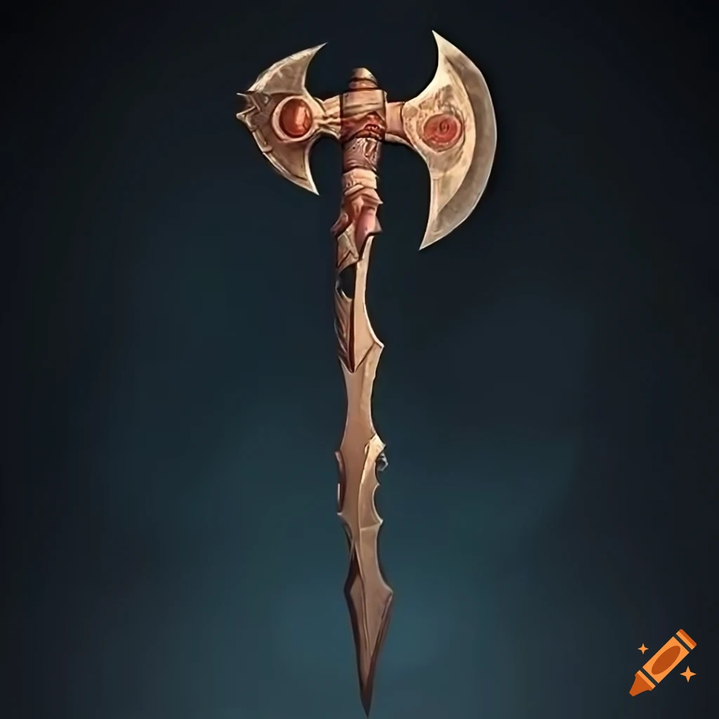 Mythic axe longsword