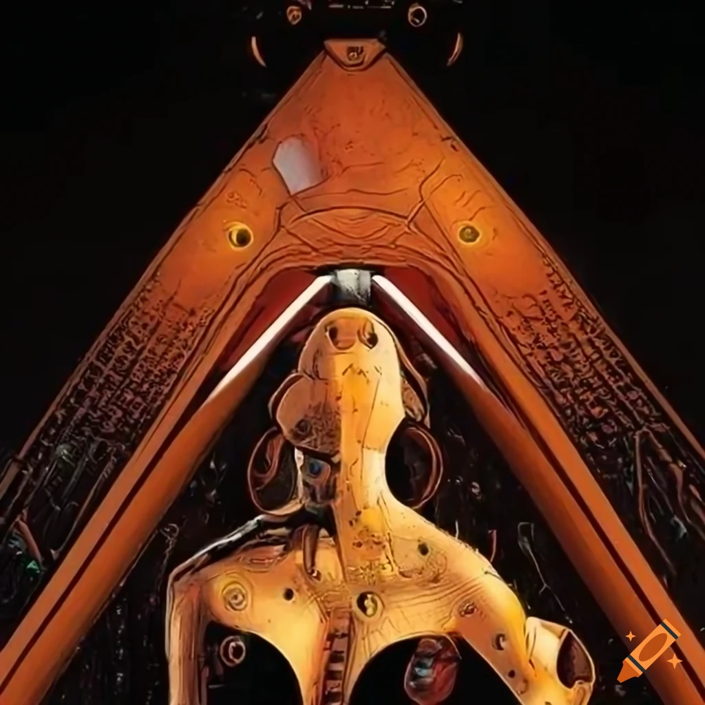 70s sci-fi organic machine art by Akira Toryiama
