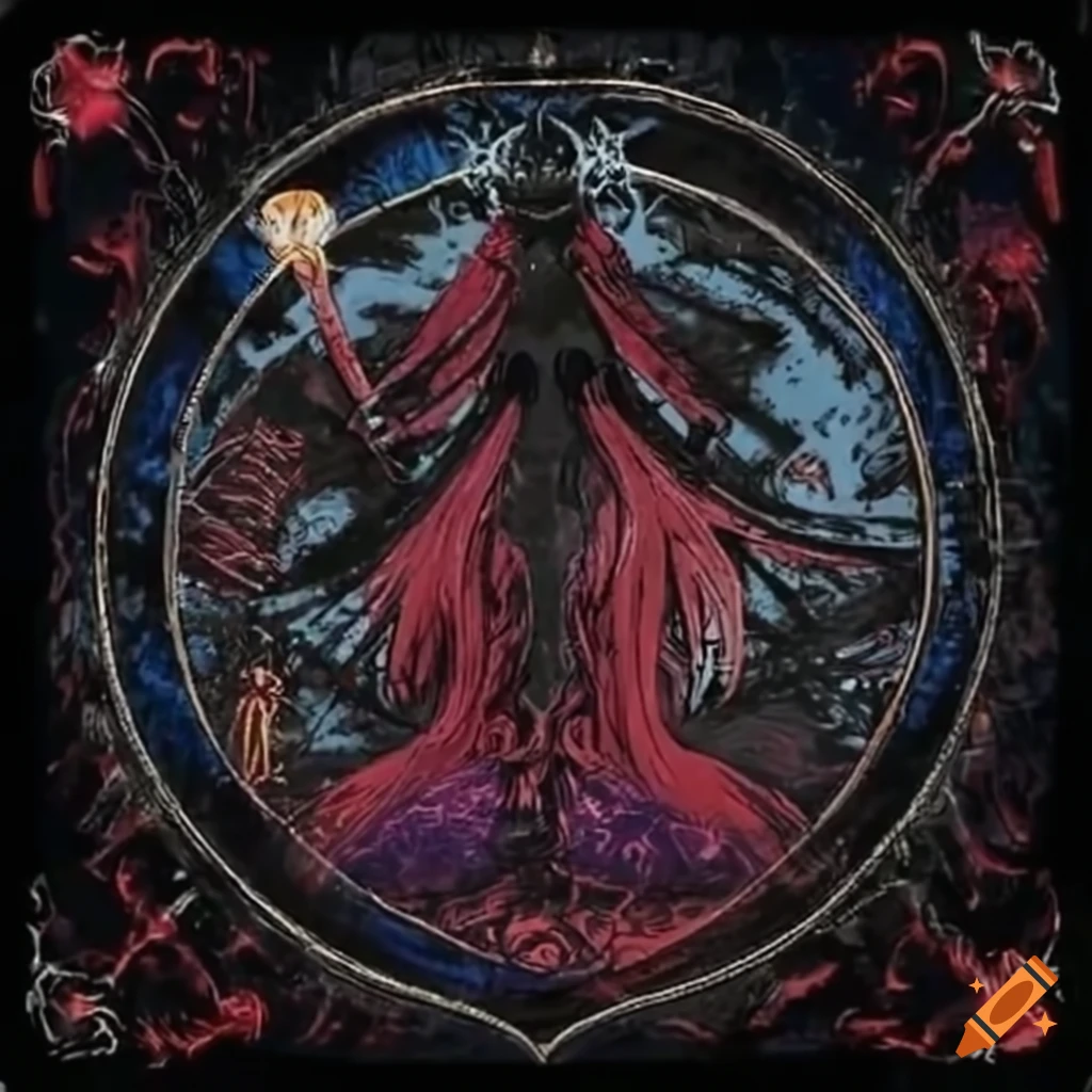 Sailor Moon inspired death metal artwork