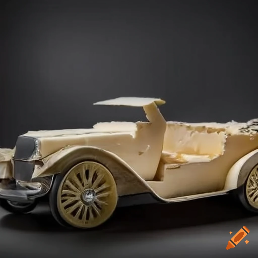 Car made of provola cheese
