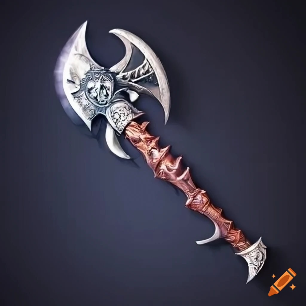 Mythic axe and magic sword