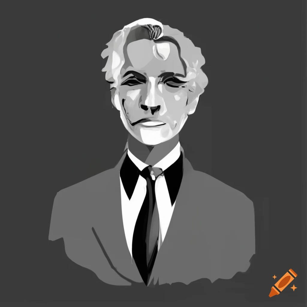 Avatar with executive-style appearance in a tailored suit exuding confidence