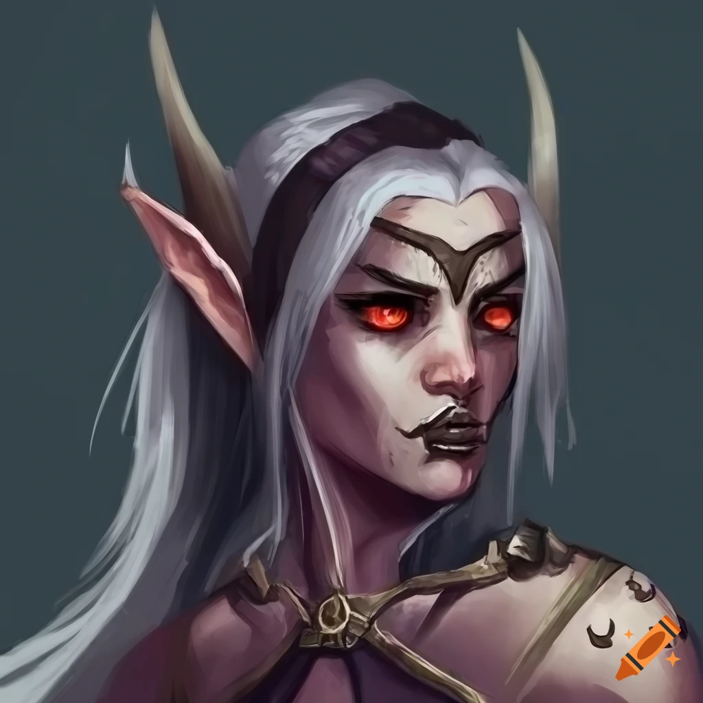 Favorus Karendi, dark elf mercenary from another world