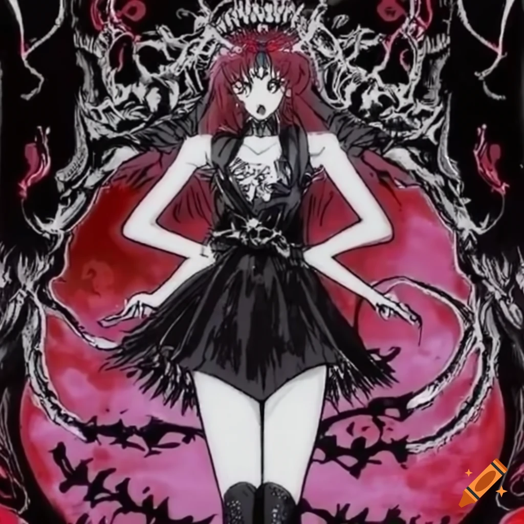 Sailor Moon inspired death metal artwork