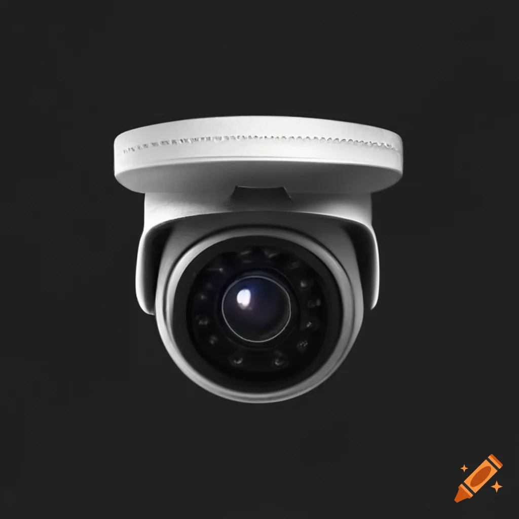 CCTV surveillance camera monitoring an area