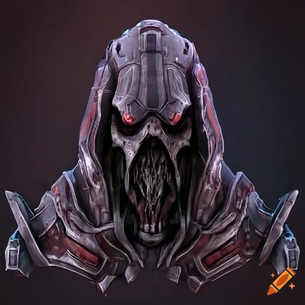 Creepy Reaper spaceship from Mass Effect game
