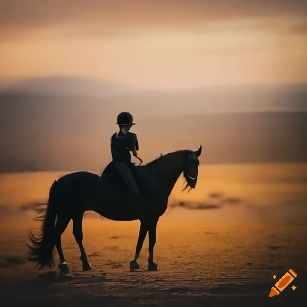 Person riding a horse