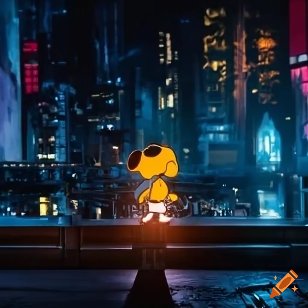 Peanuts movie meets Bladerunner mashup