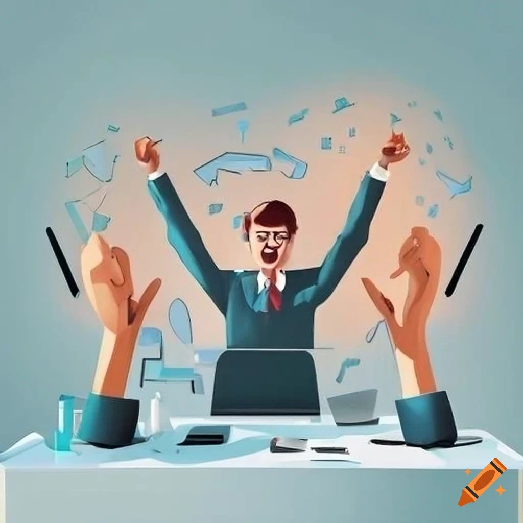 Team members celebrating and giving high-fives in a modern conference room